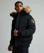 Abelli 2.0 Hooded Bomber Jacket BLACK