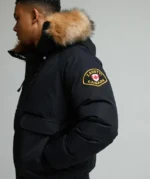 Abelli 2.0 Hooded Bomber Jacket BLACK