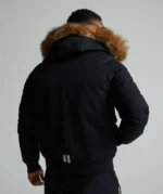 Abelli 2.0 Hooded Bomber Jacket BLACK