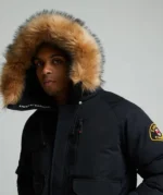 Abelli 2.0 Hooded Bomber Jacket BLACK