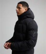 Amicca Longline Puffer Jacket BLACK
