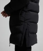 Amicca Longline Puffer Jacket BLACK