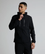 Atlin 2.0 Woven Full Zip Hoodie BLACK
