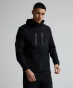 Atlin 2.0 Woven Full Zip Hoodie BLACK