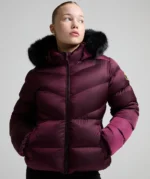 Girls Allessia Short Puffer Jacket MULBERRY MIST