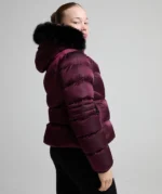 Girls Allessia Short Puffer Jacket MULBERRY MIST