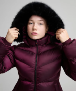 Girls Allessia Short Puffer Jacket MULBERRY MIST