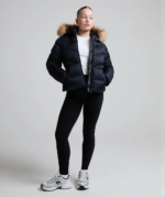 Girls Allessia Short Puffer Jacket NAVY BLAZER