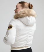Girls Arabella Hooded Bomber Jacket CLOUD DRIFT
