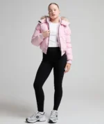 Girls Arabella Hooded Bomber Jacket PETAL BLOOM