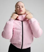 Girls Arabella Hooded Bomber Jacket PETAL BLOOM