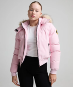 Girls Arabella Hooded Bomber Jacket PETAL BLOOM