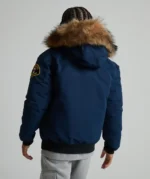 Junior Abelli Hooded Bomber Jacket MIDSHIP MIDNIGHT