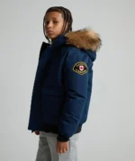 Junior Abelli Hooded Bomber Jacket MIDSHIP MIDNIGHT