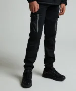 Junior Arosio Cargo Pant JET BLACK (3)