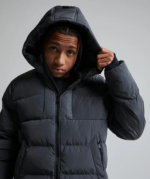 Junior Baressio Puffer Jacket URBAN CHARCOAL
