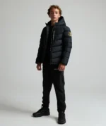 Junior Fallonino Hybrid Puffer Jacket JET BLACK