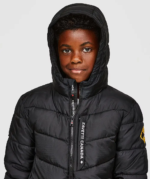 Junior Fallonino Hybrid Puffer Jacket JET BLACK