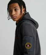 Junior Jaletto Overhead Hoodie ASPHALT