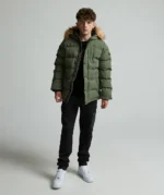 Junior Oshawa 3.0 Puffer Parka Jacket FALLEN LICHEN