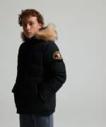 Junior Oshawa 3.0 Puffer Parka Jacket JET BLACK
