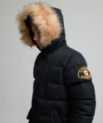 Junior Oshawa 3.0 Puffer Parka Jacket JET BLACK