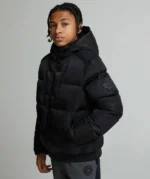 Junior Vaiellini Puffer Bomber Jacket JET BLACK
