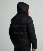 Junior Vaiellini Puffer Bomber Jacket JET BLACK