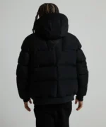 Junior Zoveito Puffer Bomber BLACK (2)