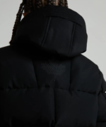 Junior Zoveito Puffer Bomber BLACK (4)