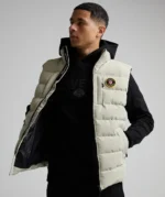 Oshawa 2.0 Puffer Gilet ANCIENT PEWTER (4)