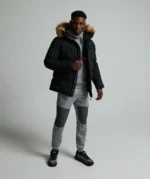 Oshawa 2.0 Puffer Parka Jacket BLACK