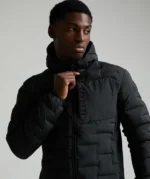 Rowlarno Hybrid Puffer Jacket BLACK