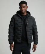 Rowlarno Hybrid Puffer Jacket BLACK