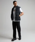 Vanderoni Puffer Gilet BLACK (1)