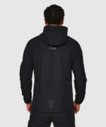 Vemaro Woven Full Zip Hoodie JET BLACK
