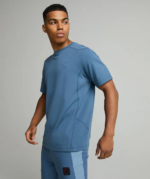 Vermont Cotton T Shirt SHIVERING BLUE