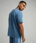 Vermont Cotton T Shirt SHIVERING BLUE