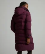 Womens Alora Longline Puffer Jacket MULBERRY MIST
