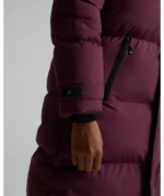 Womens Alora Longline Puffer Jacket MULBERRY MIST