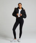 Womens Bellucci 2.0 Crop Jacket BLACK