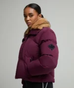 Womens Elloria Longline Puffer Jacket WHISPERED TAUPE
