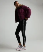 Womens Elloria Longline Puffer Jacket WHISPERED TAUPE