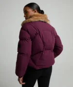 Womens Elloria Longline Puffer Jacket WHISPERED TAUPE