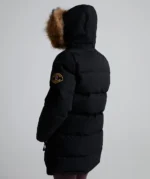 Womens Goshawa Puffer Parka Jacket BLACK