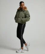 Womens Lurisia Puffer Jacket FALLEN LICHEN