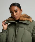 Womens Lurisia Puffer Jacket FALLEN LICHEN
