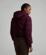 Womens Olivia Hooded Bomber Jacket VOLCANIC VEIL