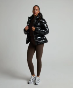 Womens Palzino Slimline Puffer Jacket BLACK 1