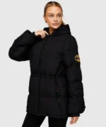 Womens Remila Puffer Jacket JET BLACK